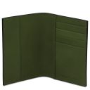 Porta Passaporto in Pelle Verde TL142605