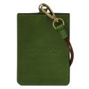 Porte-badge en Cuir Vert TL142575