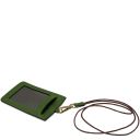 Porte-badge en Cuir Vert TL142575