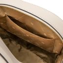 Dedalo Mochila en Piel Imprimida Tejida Beige TL142576
