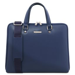 Verona Borsa Business in Pelle Saffiano Blu scuro TL142547