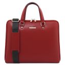 Verona Sac Business en Cuir Saffiano Rouge TL142547