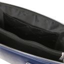 Verona Sac Business en Cuir Saffiano Bleu foncé TL142547
