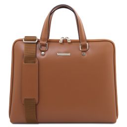 Verona Borsa Business in Pelle Saffiano Cognac TL142547