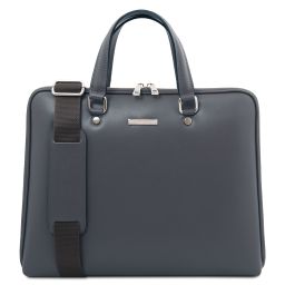 Verona Borsa Business in Pelle Saffiano Grigio TL142547