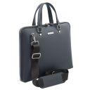 Verona Borsa Business in Pelle Saffiano Grigio TL142547