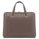 Verona Borsa Business in Pelle Saffiano Talpa scuro TL142547