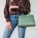 Musa Borsa a Mano in Pelle Verde Menta TL142560