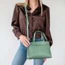 Musa Borsa a Mano in Pelle Verde Menta TL142560