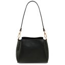 Nilos Borsa a Mano in Pelle e Portafoglio in Pelle Nero TL142627