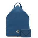 Korfu Mochila en Piel Suave y Cartera en Piel Denim TL142628