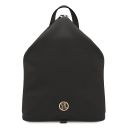 Korfu Mochila en Piel Suave y Cartera en Piel Negro TL142628
