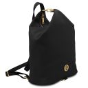 Korfu Mochila en Piel Suave y Cartera en Piel Negro TL142628