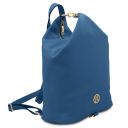 Korfu Mochila en Piel Suave y Cartera en Piel Denim TL142628