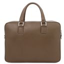 Ferrara Leather Laptop Briefcase Темный серо-коричневый TL142548
