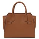 Hydra Borsa a Mano in Pelle e Portafoglio in Pelle Cognac TL142629