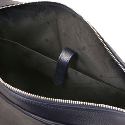Ferrara Leather Laptop Briefcase Dark Blue TL142548