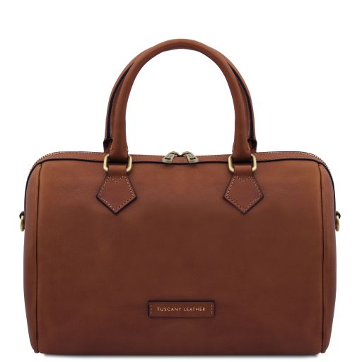 Barrique Leather Duffle bag Brown TL142573