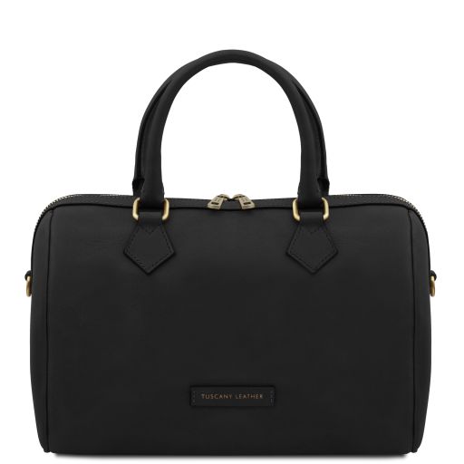 Barrique Leather Duffle bag Black TL142573