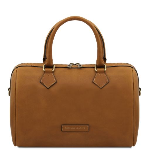 Barrique Leather Duffle bag Natural TL142573