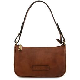 Parfait Clutch aus Leder Braun TL142568