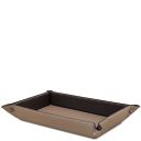 Leather Valet Tray Light Taupe TL142619