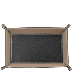 Leather Valet Tray Black TL142619