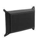 Leather Valet Tray Black TL142619