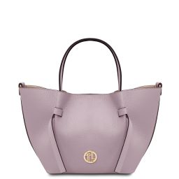 Legame Bolso a Mano en Piel - Misura Pequeña Lila TL142482