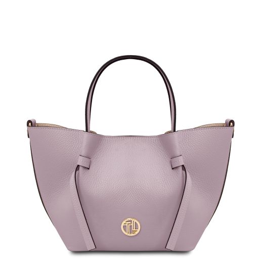 Legame Bolso a Mano en Piel - Misura Pequeña Lila TL142482