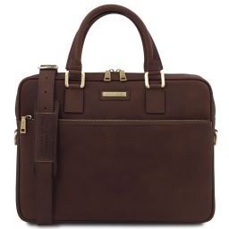 Ferrara Maletín Ordenador en Piel Marrón oscuro TL142620