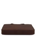 Ferrara Cartable Porte Ordinateur en Cuir Marron foncé TL142620