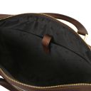 Ferrara Cartable Porte Ordinateur en Cuir Marron foncé TL142620