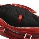 Ferrara Cartable Porte Ordinateur en Cuir Rouge TL142620