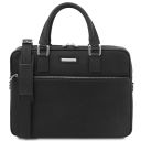 Ferrara Cartable Porte Ordinateur en Cuir Noir TL142620