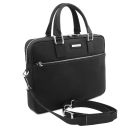Ferrara Cartable Porte Ordinateur en Cuir Noir TL142620