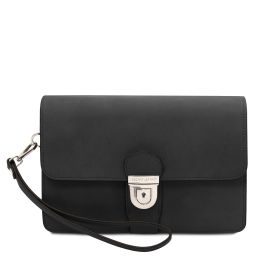 Oliver Leather Handy Wrist bag Black TL142608