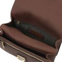 Oliver Leather Handy Wrist bag Dark Brown TL142608