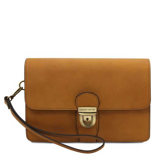 Oliver Leather Handy Wrist bag Natural TL142608