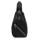 Kevin Brusttasche aus Leder Schwarz TL142423