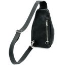 Kevin Brusttasche aus Leder Schwarz TL142423