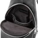 Kevin Brusttasche aus Leder Schwarz TL142423