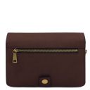 Oliver Leather Handy Wrist bag Dark Brown TL142608