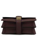 Oliver Leather Handy Wrist bag Dark Brown TL142608