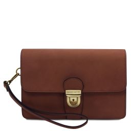 Oliver Handgelenktasche aus Leder Braun TL142608