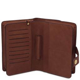Oliver Handgelenktasche aus Leder Braun TL142608