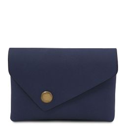 Leder-Münzbörse Dunkelblau TL142572
