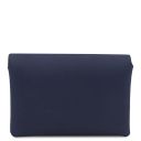 Portamonete in Pelle Blu scuro TL142572