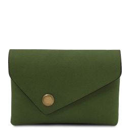 Portamonete in Pelle Verde TL142572