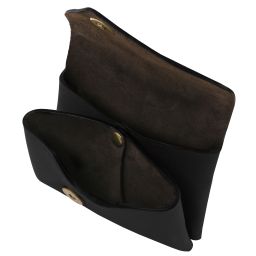 Leather Coin Purse Black TL142572
